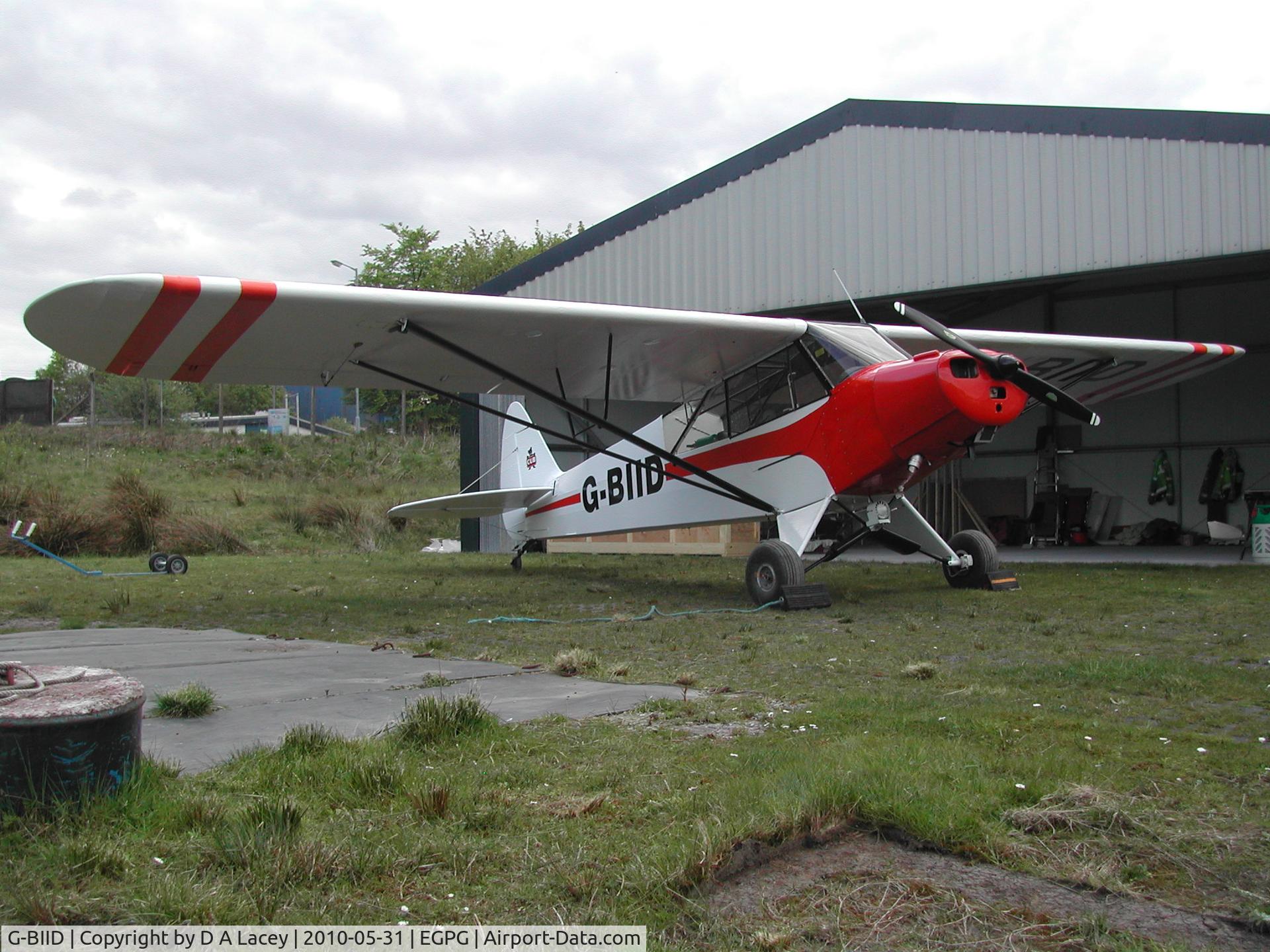 G-BIID, 1951 Piper L-18C Super Cub (PA-18-95) C/N 18-1606, G-BIID looking pristine after nearly two years being rebuilt.