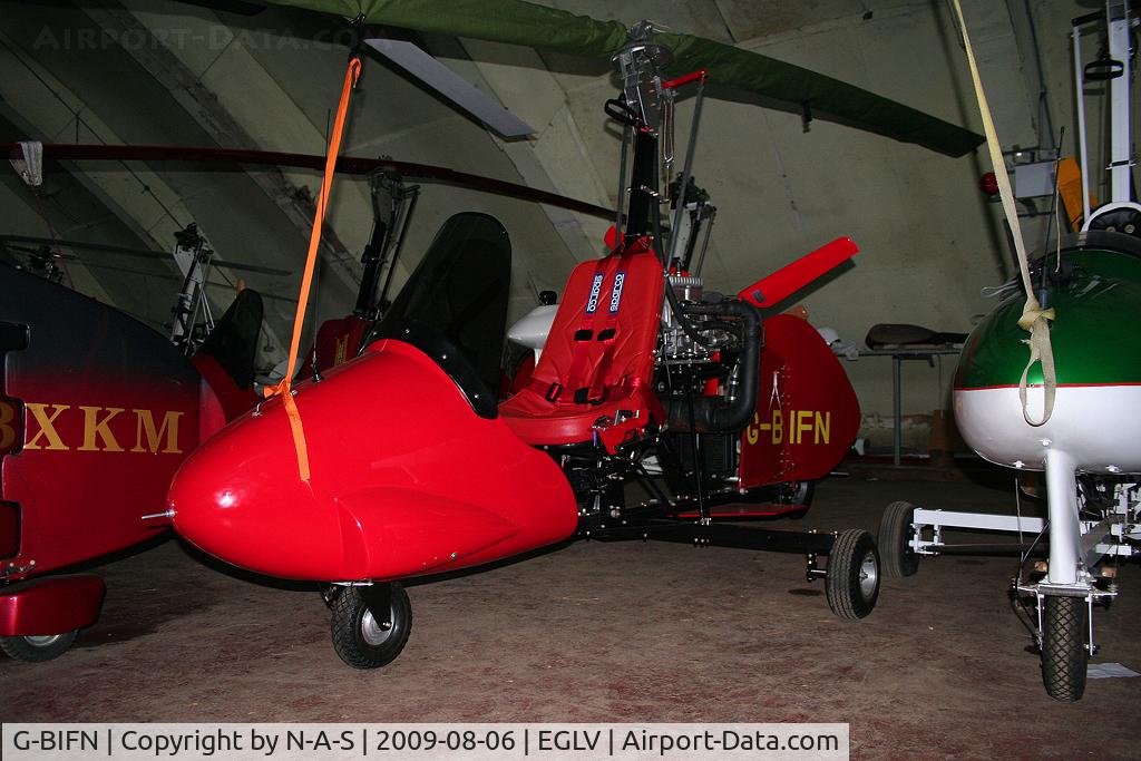 G-BIFN, 1980 Bensen B-8MR Gyrocopter Gyrocopter C/N KW1, Taken at Little Rissington