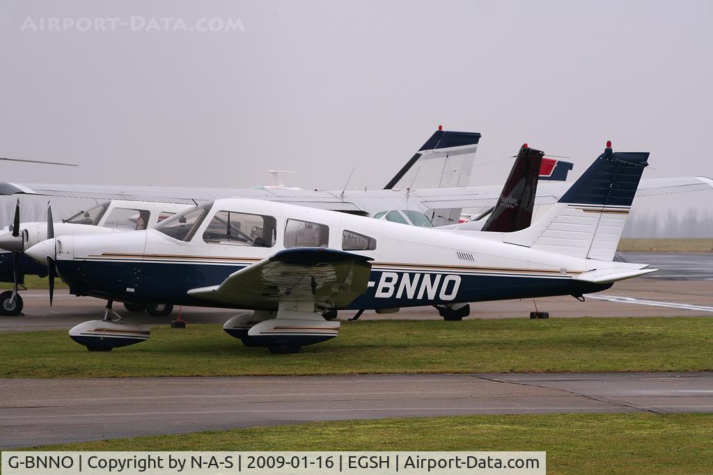 G-BNNO, 1981 Piper PA-28-161 Cherokee Warrior II C/N 28-8116099, Based