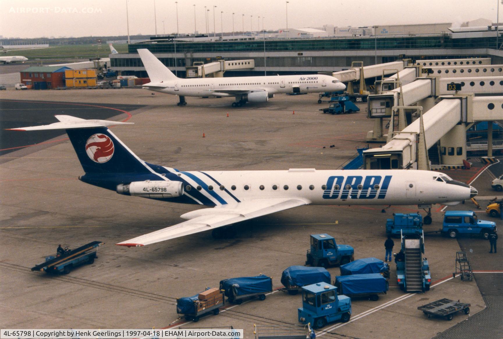 4L-65798, 1980 Tupolev Tu-134A-3 C/N 63179, Orbi