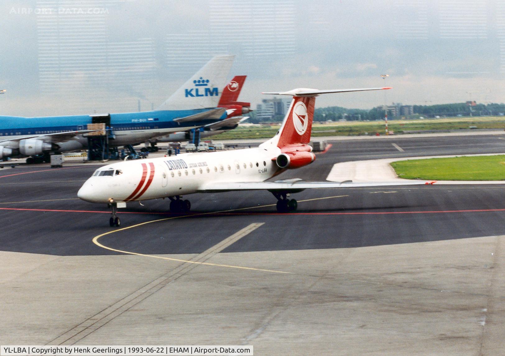 YL-LBA, 1980 Tupolev Tu-134B-3 C/N 61000, Latavio