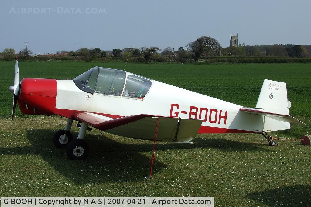G-BOOH, 1956 Jodel D-112 C/N 481, Parked at Northrepps, UK (old strip)