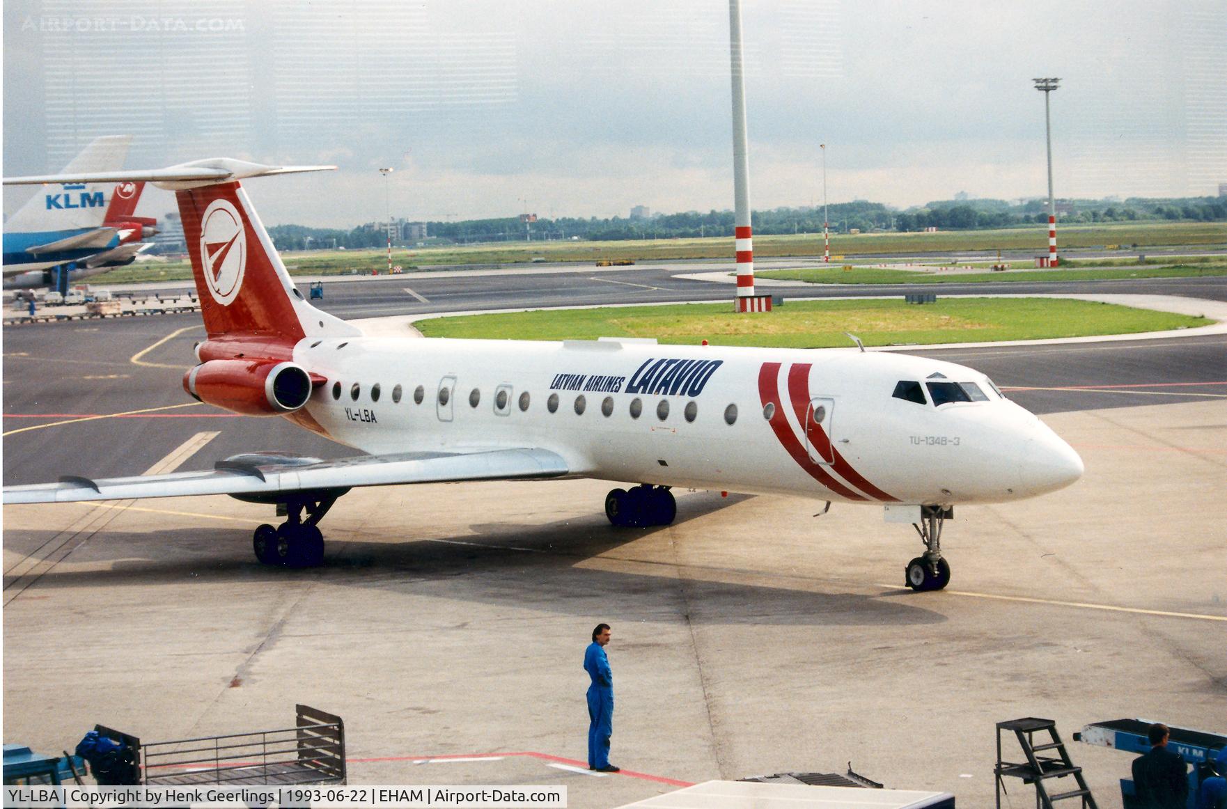 YL-LBA, 1980 Tupolev Tu-134B-3 C/N 61000, Latavio