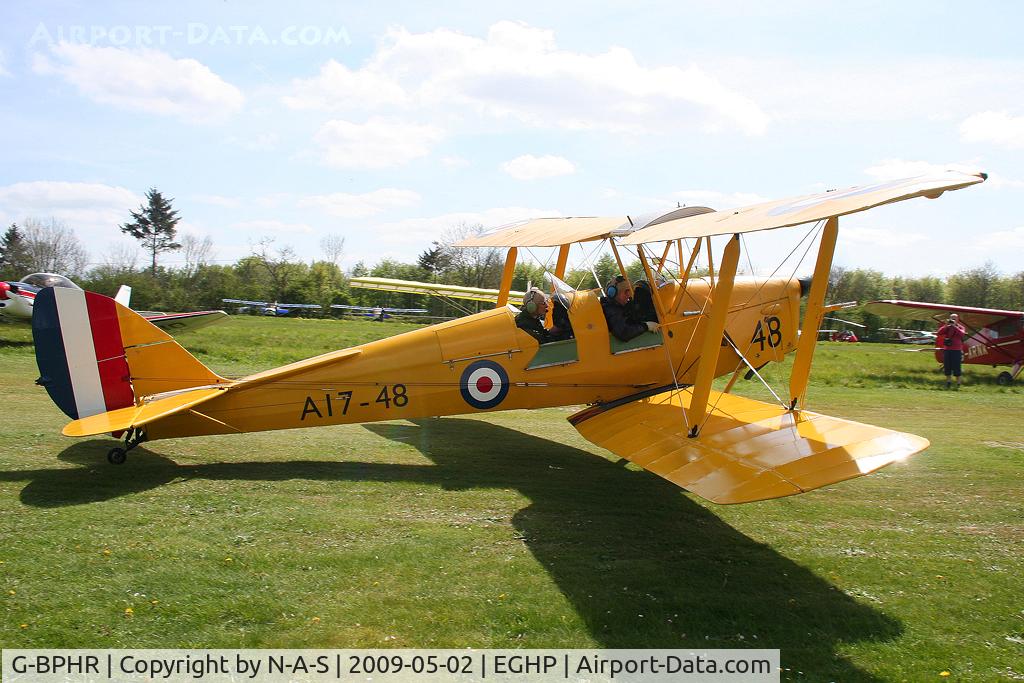 G-BPHR, 1940 De Havilland Australia DH-82A Tiger Moth C/N DHA45, Micro trade fair visitor, Marke as A17-48