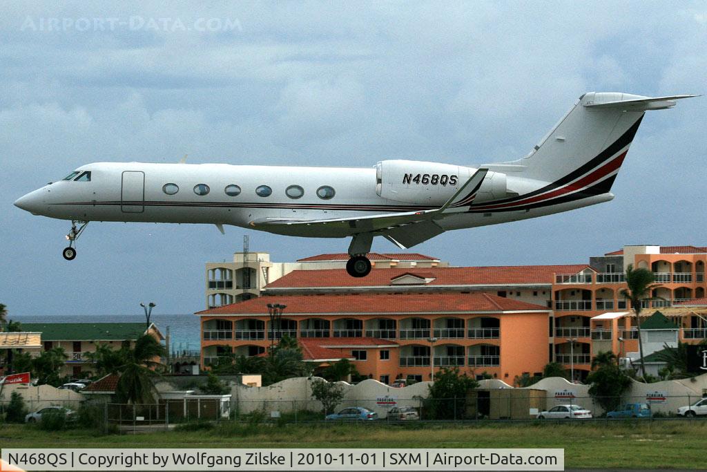 N468QS, 2008 Gulfstream Aerospace GIV-X (G450) C/N 4146, visitor