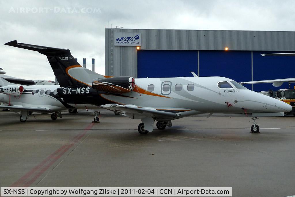SX-NSS, 2009 Embraer EMB-500 Phenom 100 C/N 50000035, visitor
