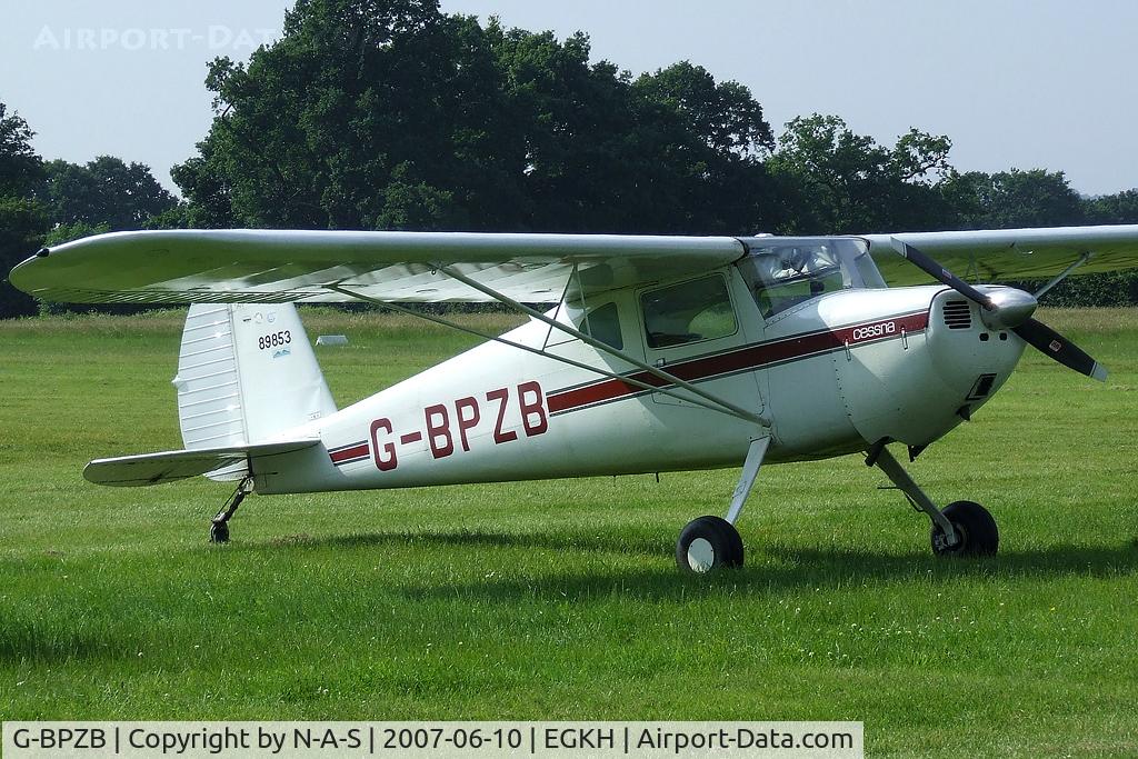 G-BPZB, 1946 Cessna 120 C/N 8898, Parked