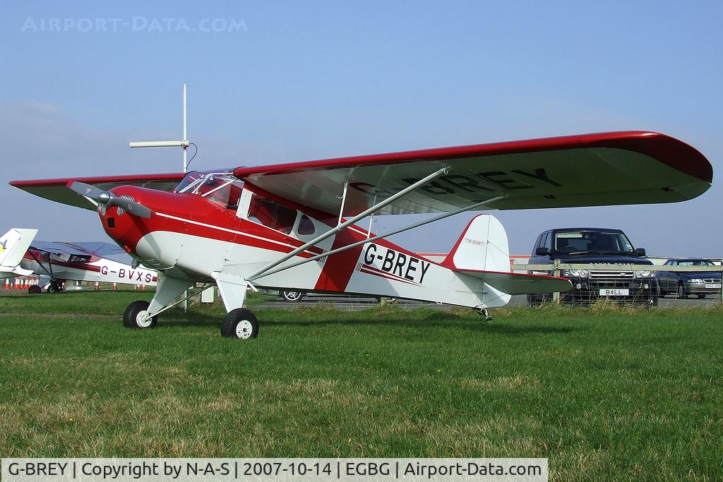 G-BREY, 1946 Taylorcraft BC-12D Twosome C/N 7299, Based