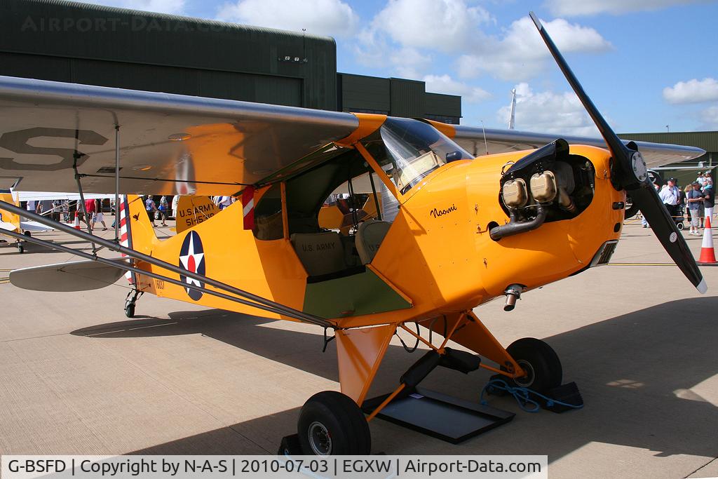 G-BSFD, 1946 Piper J3C-65 Cub Cub C/N 16037, Static