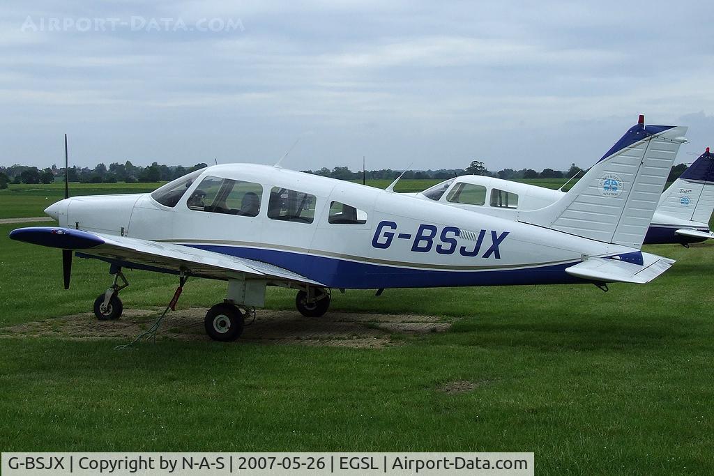 G-BSJX, 1981 Piper PA-28-161 Cherokee Warrior II C/N 28-8216084, Based