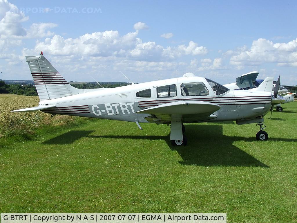 G-BTRT, 1975 Piper PA-28R-200 Cherokee Arrow C/N 28R-7535270, Visitor for Flying Legends