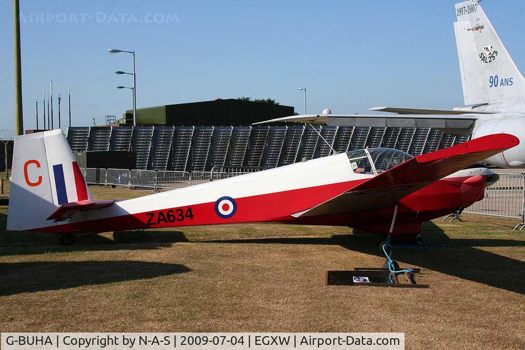 G-BUHA, 1980 Slingsby T-61F Venture T2 C/N 1970, Static, Marked as ZA634/C