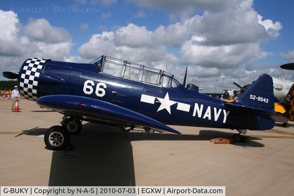 G-BUKY, 1952 Canadian Car & Foundry T-6H Harvard Mk.4M C/N CCF4-464, Static, Marked as 52-8543/66
