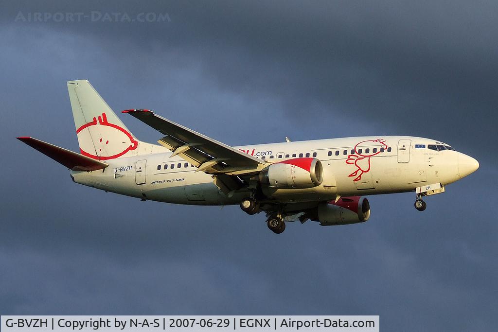 G-BVZH, 1991 Boeing 737-5Q8 C/N 25166, Short final