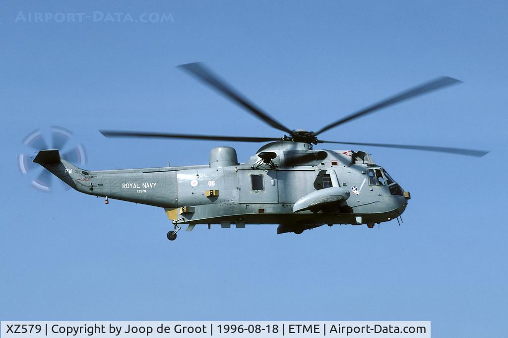 XZ579, 1977 Westland Sea King HAS.6 C/N WA847, Although this was a German Navy open house the flying display was performed by a British Sea King and a British Lynx. Strange...