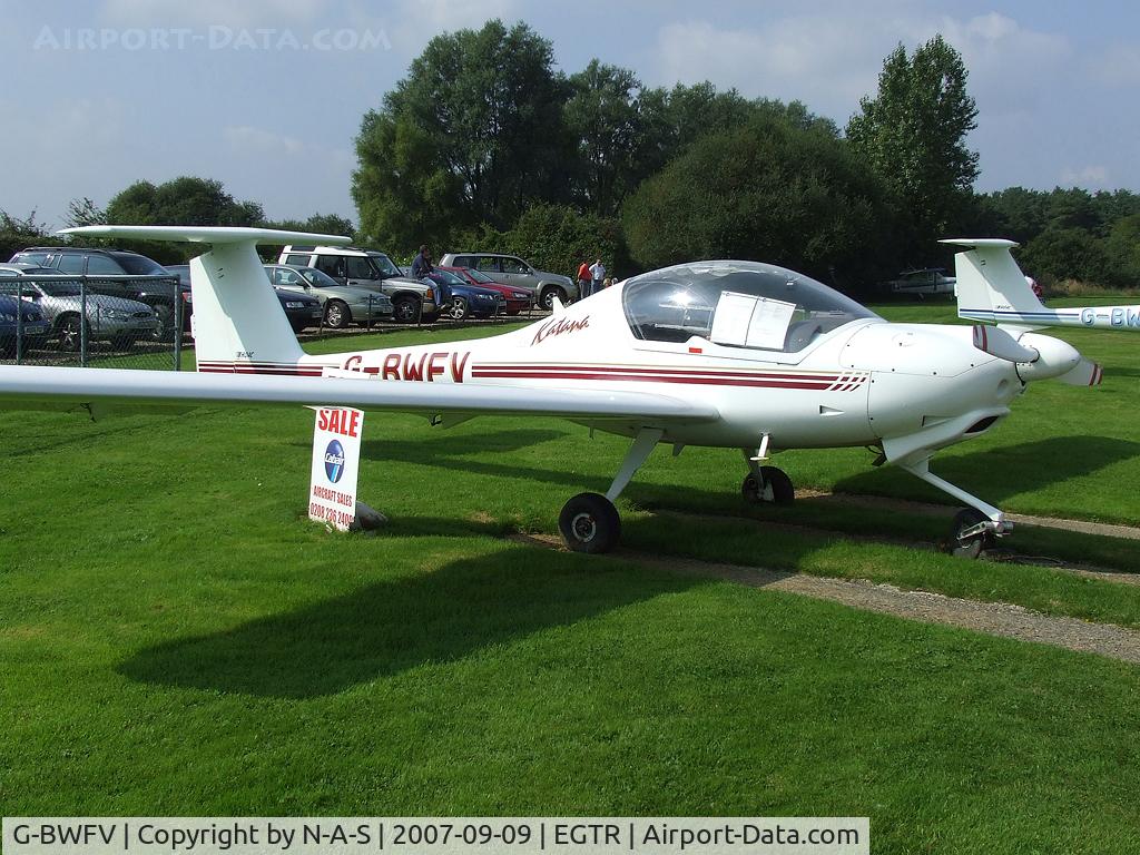 G-BWFV, 1995 HOAC DV-20 Katana C/N 20132, Based at the time
