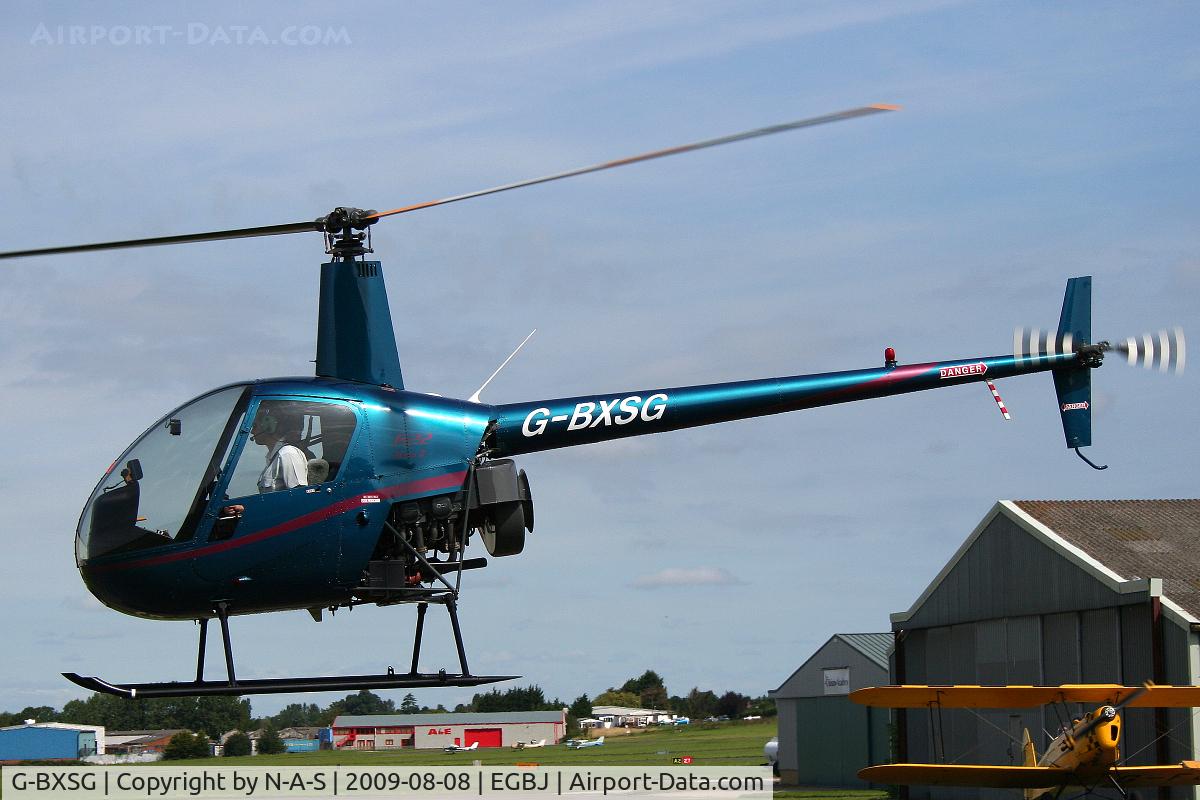 G-BXSG, 1998 Robinson R22 Beta C/N 2789, Lifted off