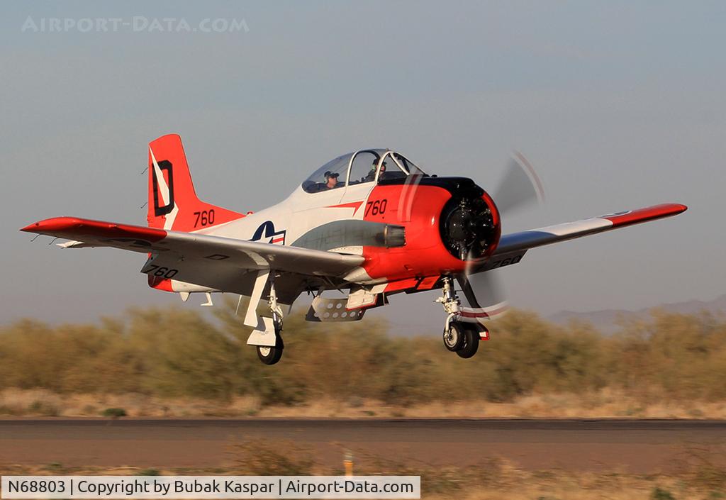 N68803, North American T-28B C/N 137803, Coolidge