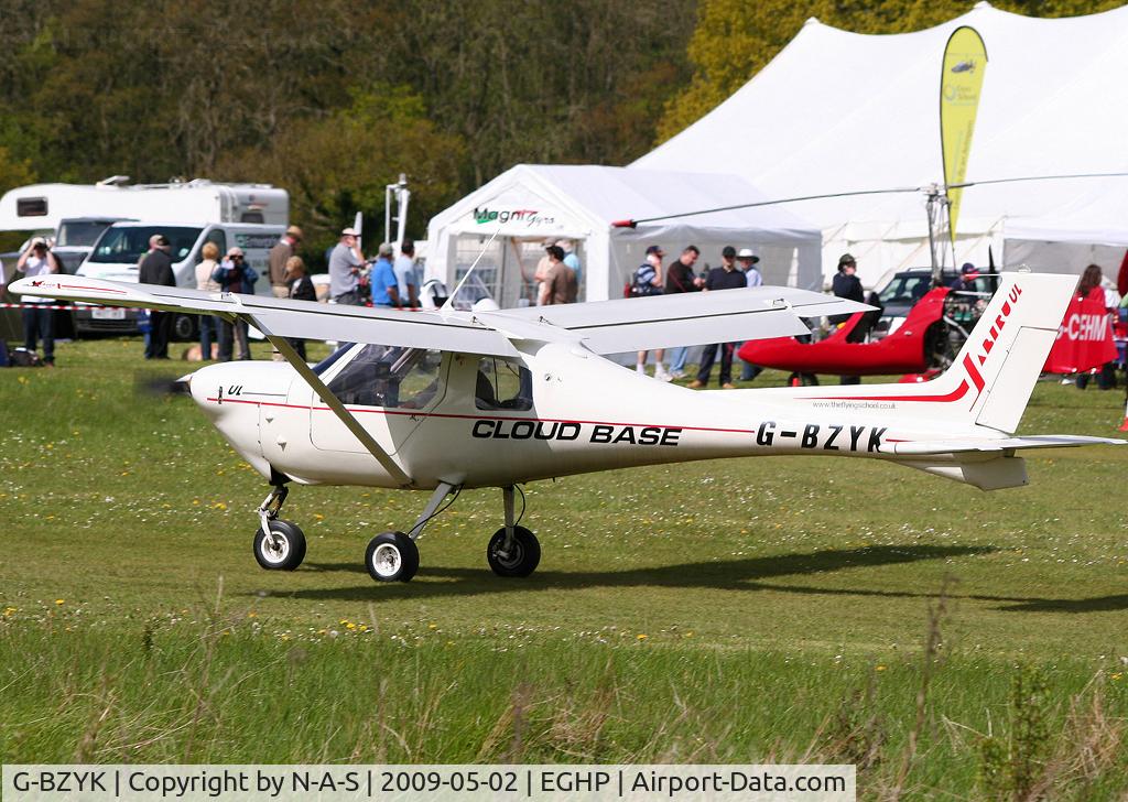 G-BZYK, 2002 Jabiru UL-450 C/N PFA 274A-13227, Arriving from Redhill
