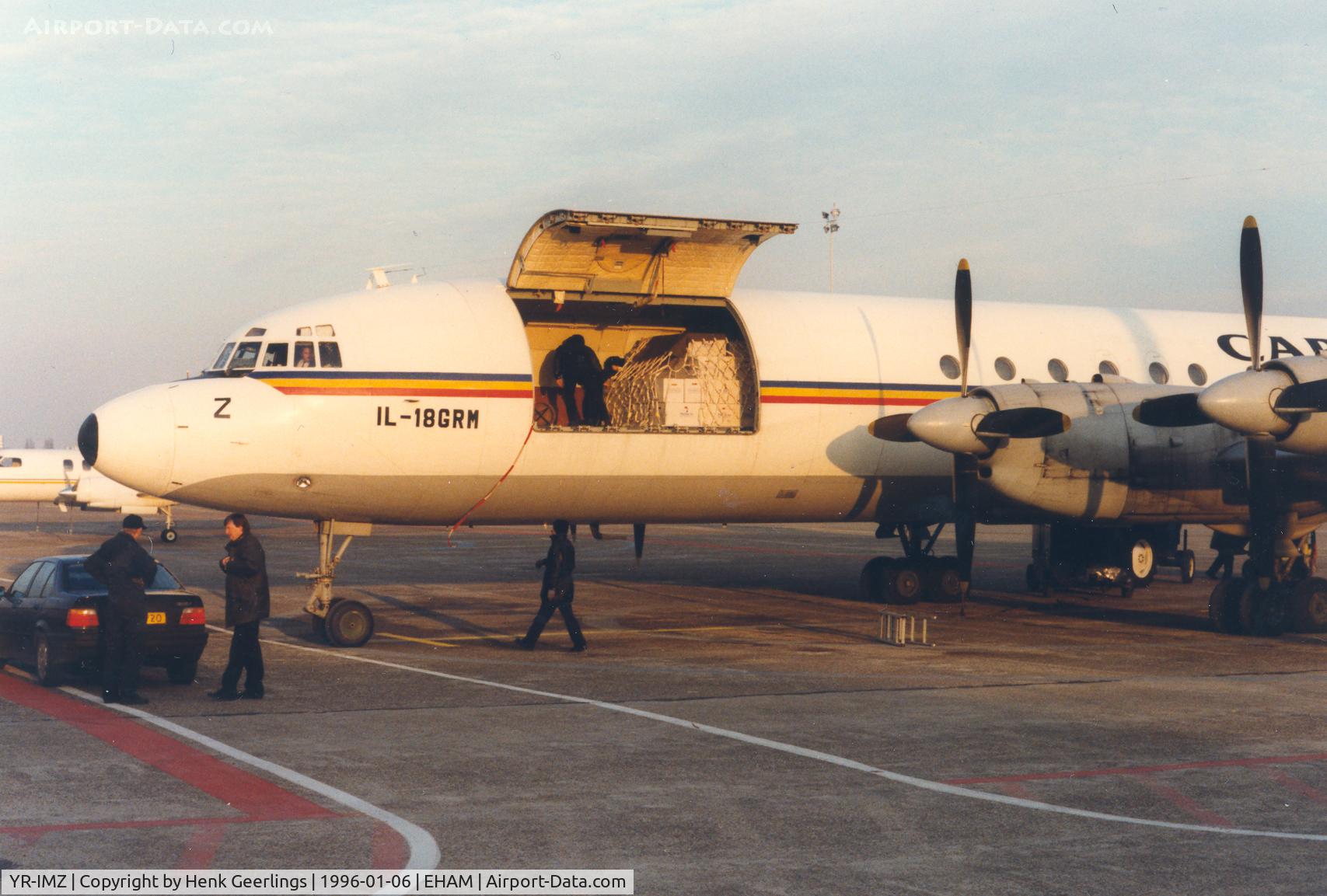 YR-IMZ, Ilyushin Il-18D C/N 8602, Romavia Cargo