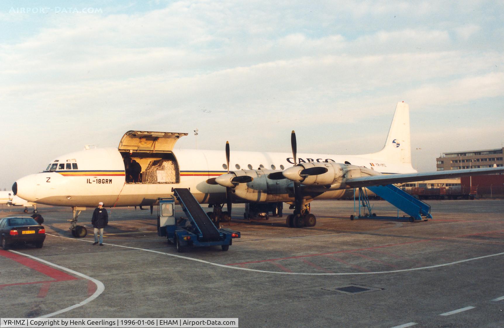 YR-IMZ, Ilyushin Il-18D C/N 8602, Romavia Cargo