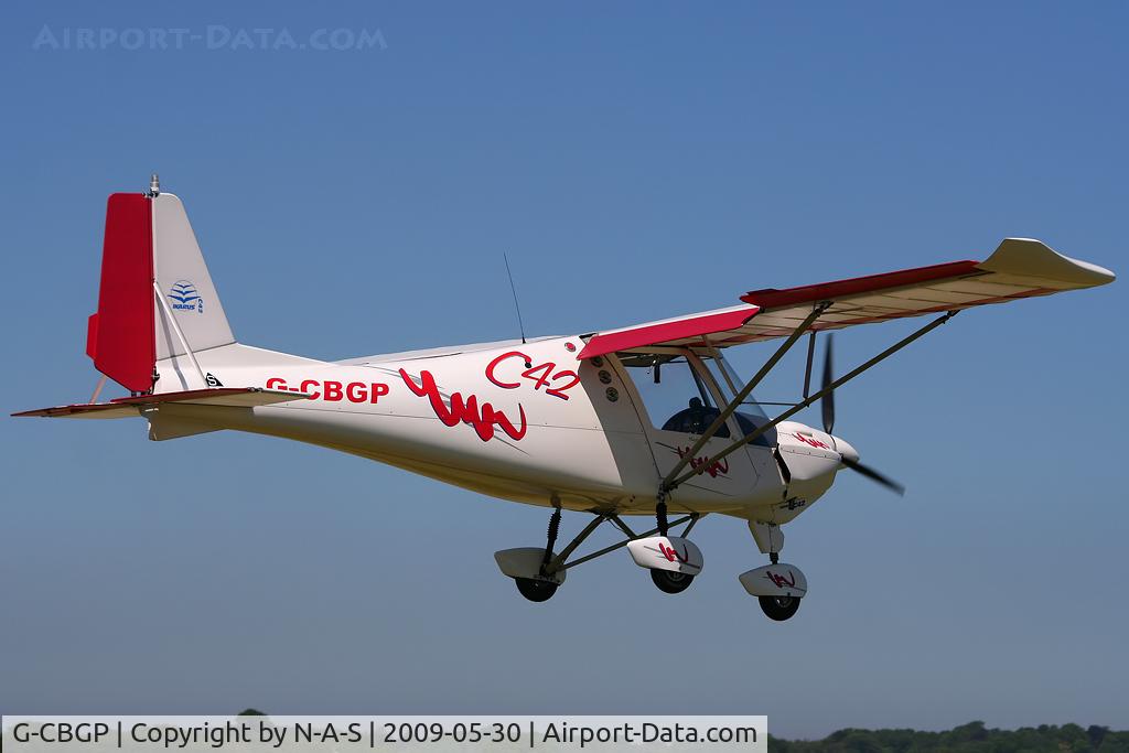 G-CBGP, 2001 Comco Ikarus C42 FB UK C/N PFA 322-13741, Taken at Northrepps, UK