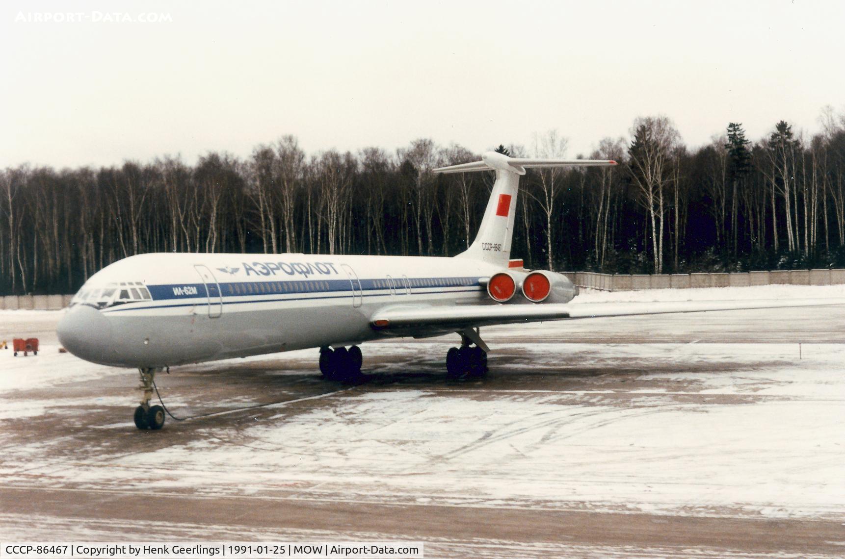CCCP-86467, 1987 Ilyushin Il-62M C/N 3749733, Aeroflot
