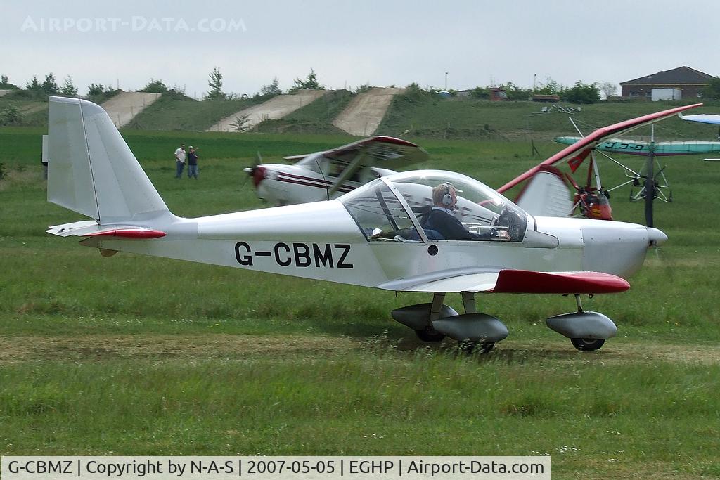 G-CBMZ, 2002 Aerotechnik EV-97 Eurostar C/N PFA 315-13890, Micro trade fair visitor
