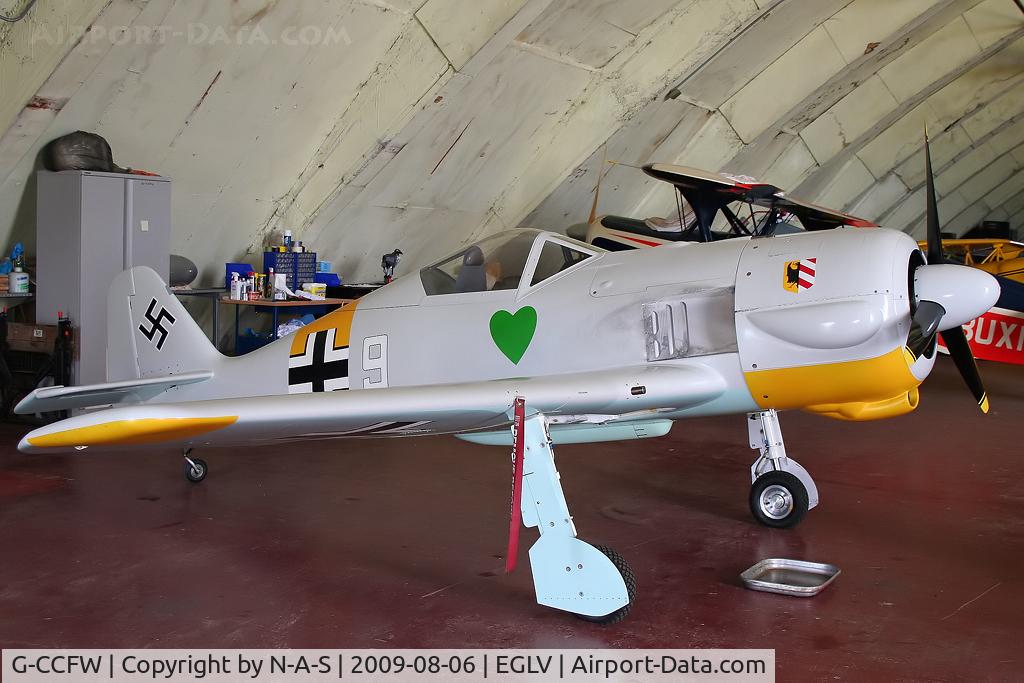 G-CCFW, 2003 WAR Focke-Wulf 190 C/N PFA 081-12729, Taken at Little Rissington, UK