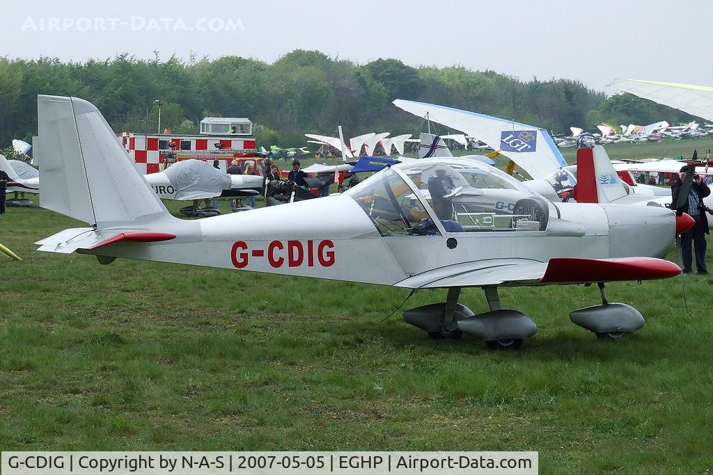 G-CDIG, 2005 Aerotechnik EV-97 Eurostar C/N PFA 315-14353, Micro trade fair