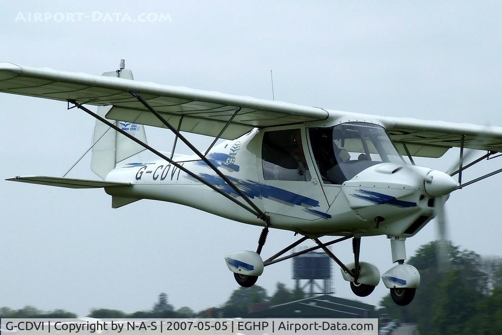 G-CDVI, 2006 Comco Ikarus C42 FB80 C/N 0602-6794, Micro trade fair