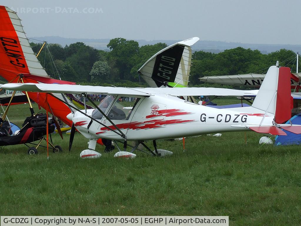 G-CDZG, 2006 Comco Ikarus C42 FB80 C/N 0604-6808, Micro trade fair