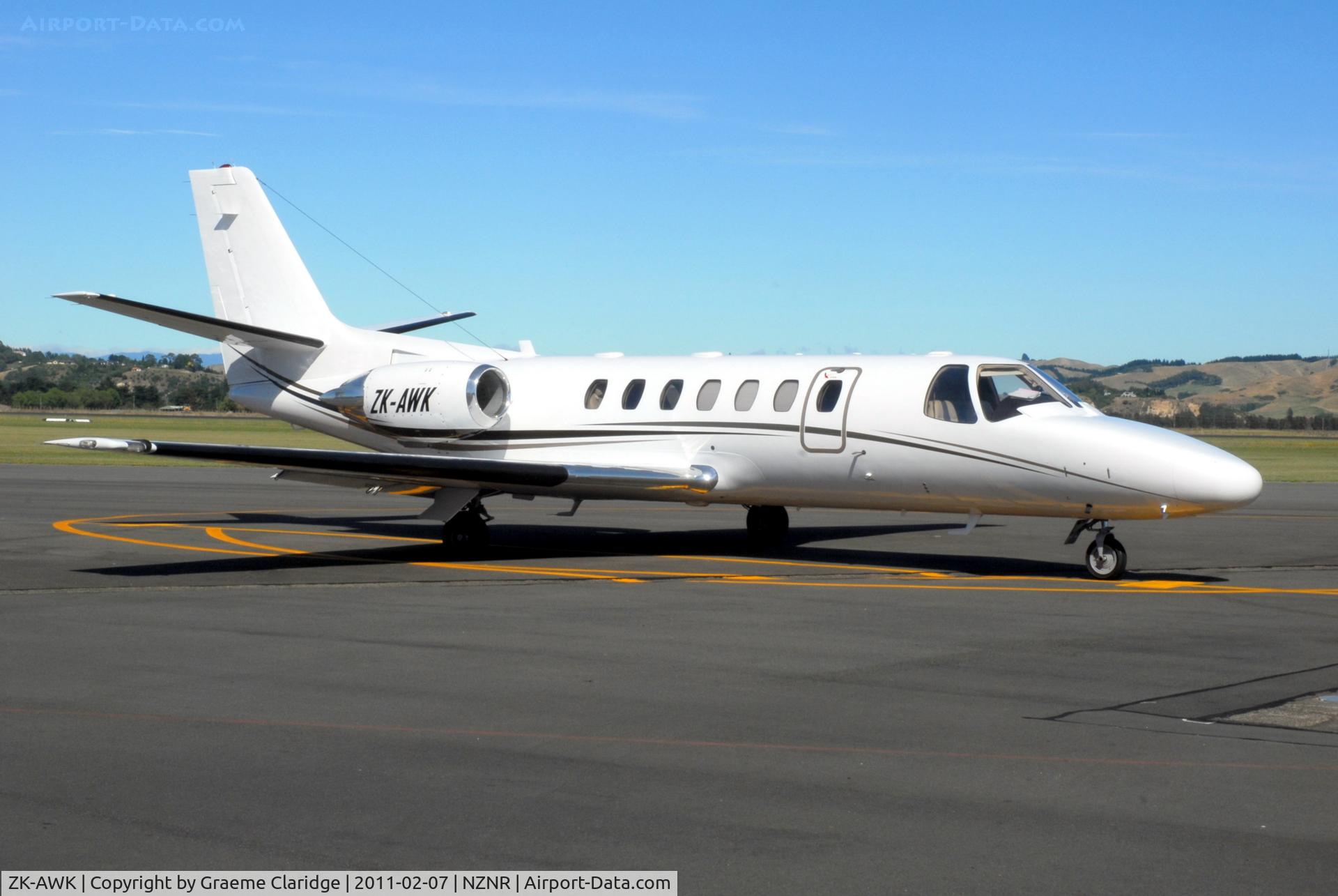 ZK-AWK, 1996 Cessna 560 C/N 560-0396, CESSNA 560 CITATION V