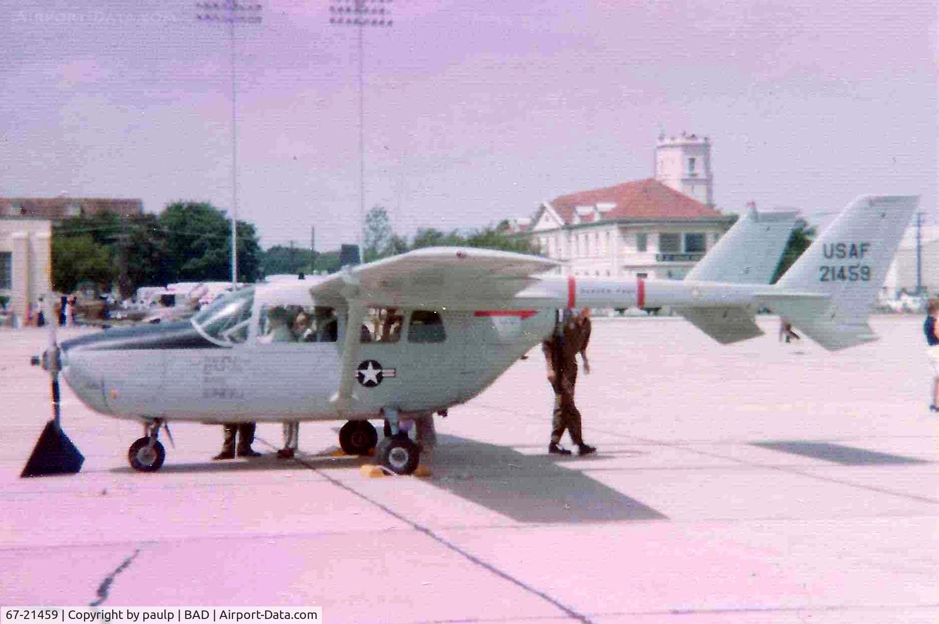 67-21459, 1967 Cessna O-2B Super Skymaster C/N 337-0491, Barksdale Air Force Base 