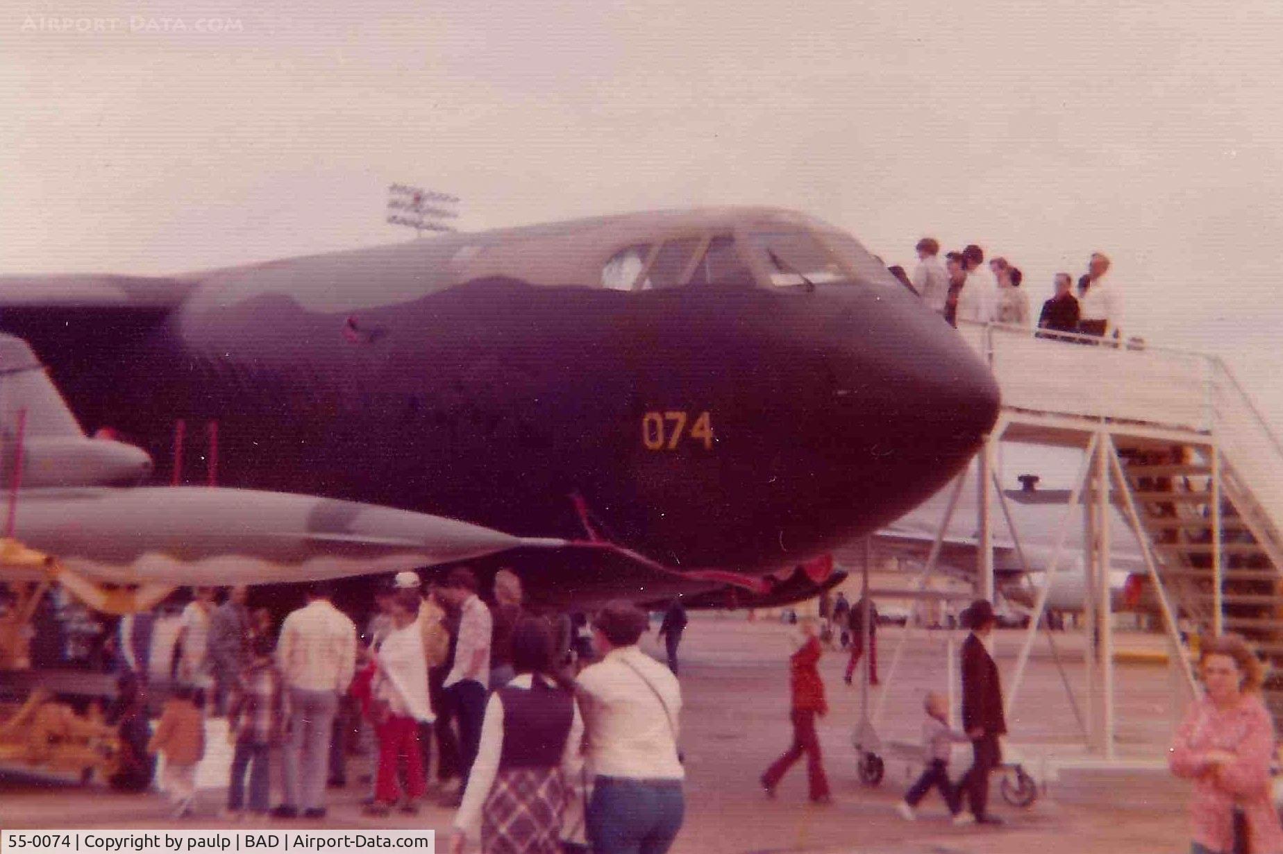 55-0074, 1955 Boeing B-52D Stratofortress C/N 17190, Barksdale Air Force Base 
