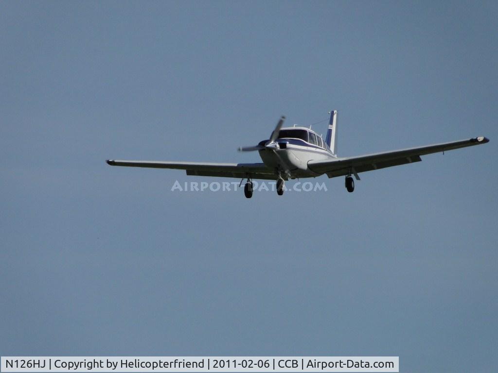 N126HJ, 1969 Piper PA-24-260TC Comanche Turbo C C/N 24-4878, On final to runway 24