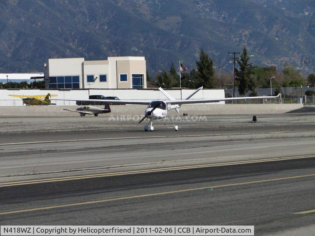 N418WZ, Yuneec E430 C/N YN-E430-0004, Quietly rolling out