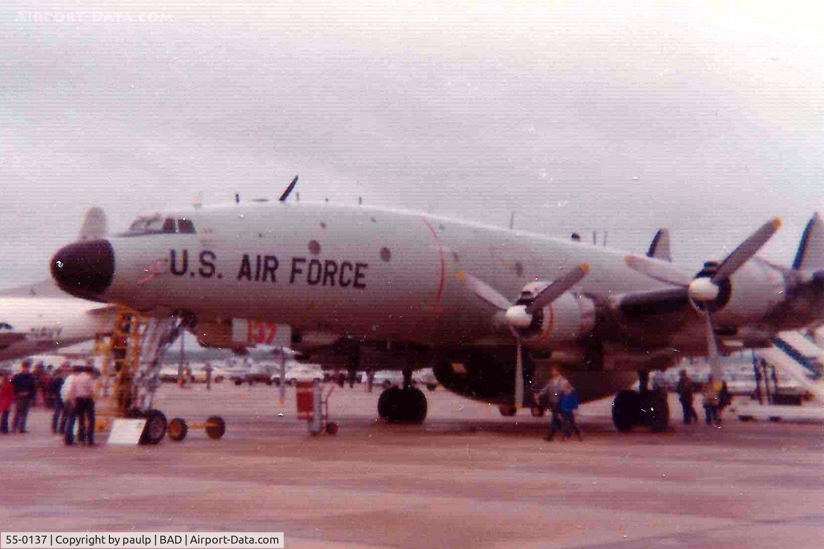 55-0137, 1955 Lockheed EC-121T Warning Star C/N 1049A-4410, Barksdale Air Force Base 