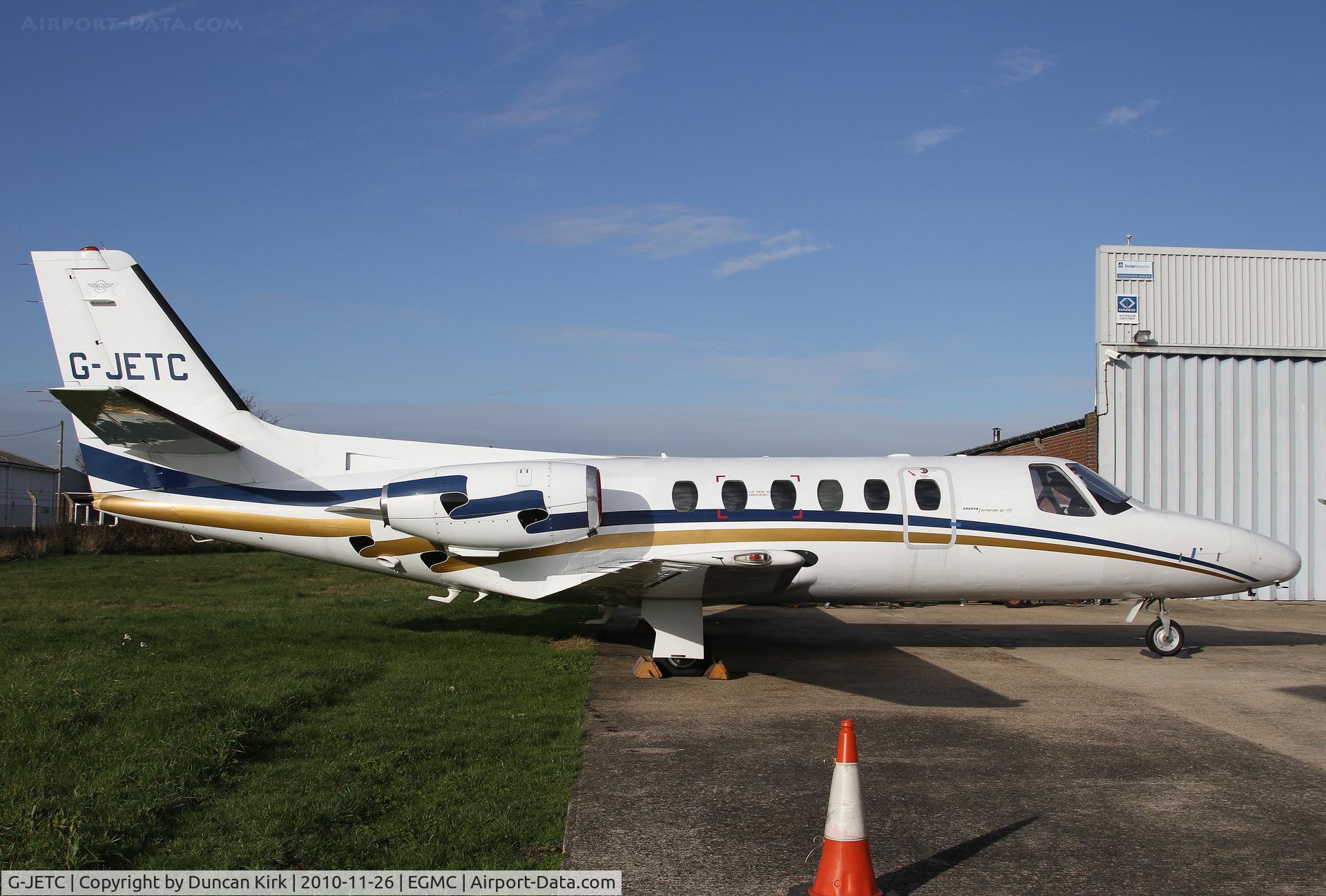 G-JETC, 1981 Cessna 550 Citation II C/N 550-0282, A common sight at Southend