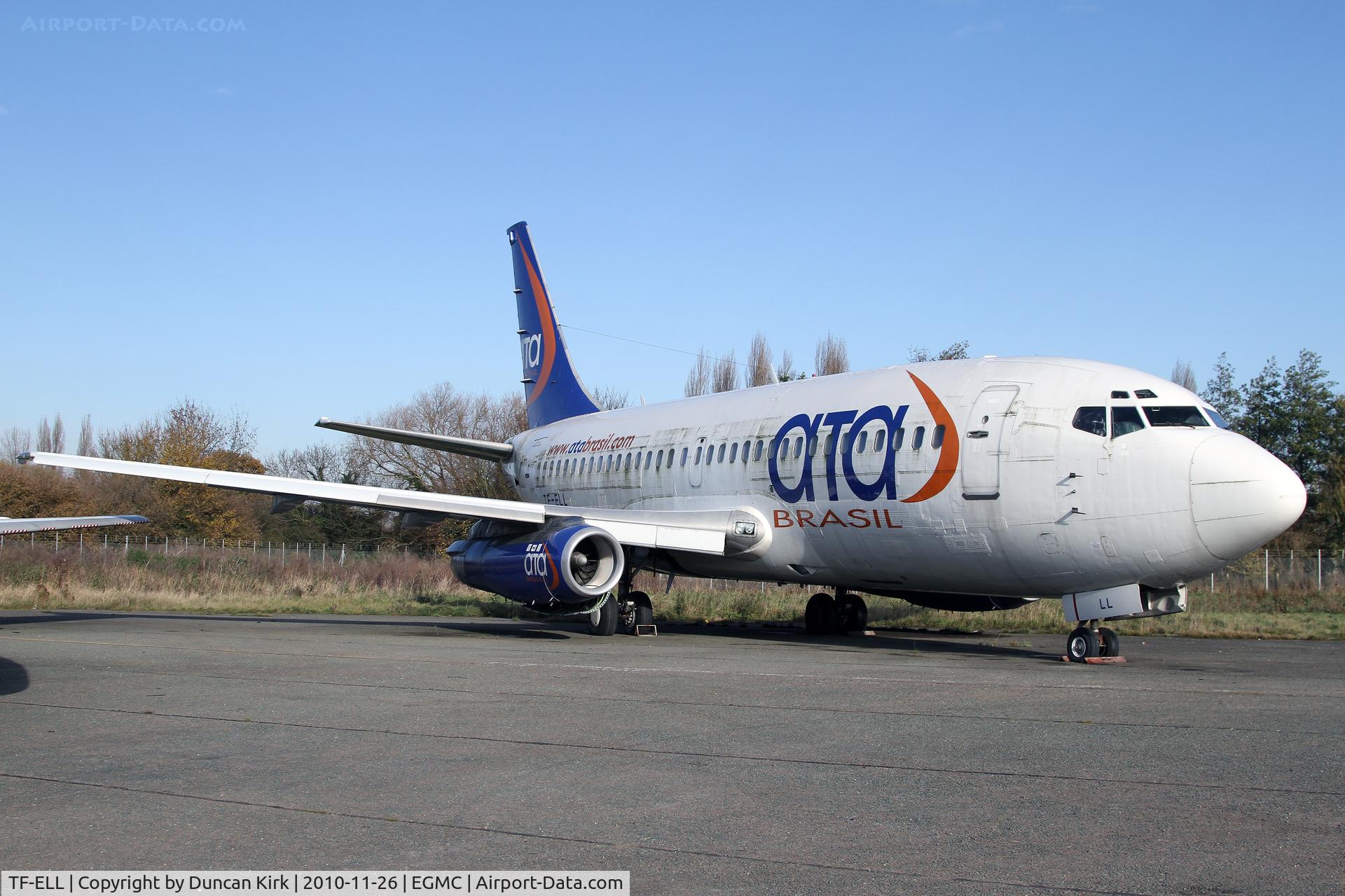 TF-ELL, 1969 Boeing 737-210C C/N 20138, Destined for the scrapping and resting on the end of former Runway 15