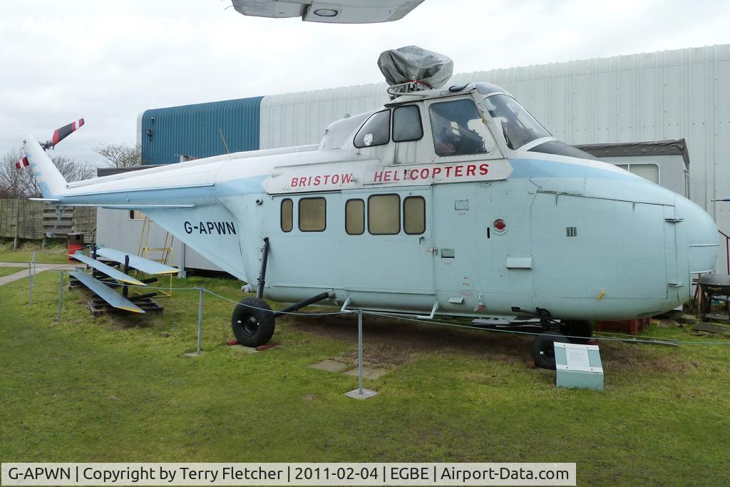 G-APWN, 1959 Westland S.55 Whirlwind Series 3 C/N WA298, 1959 Westland Helicopters Ltd WESTLAND S55 SERIES 3, c/n: WA298 at Midland Air Museum