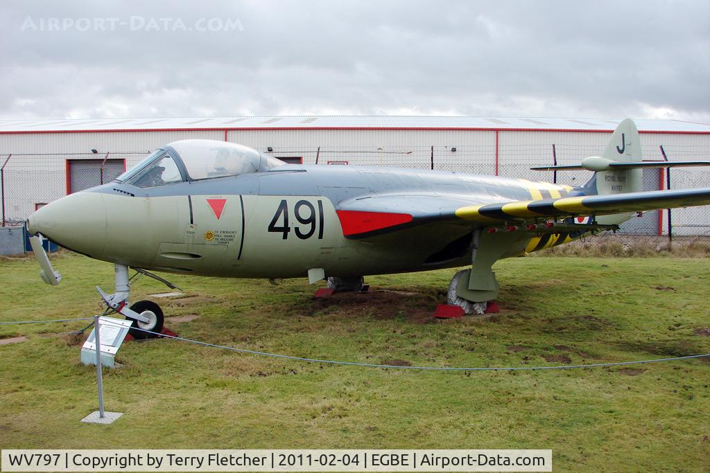 WV797, Hawker Sea Hawk FGA.6 C/N 6058, Hawker Sea Hawk FGA.6, c/n: 6058 at Midland Air Museum
