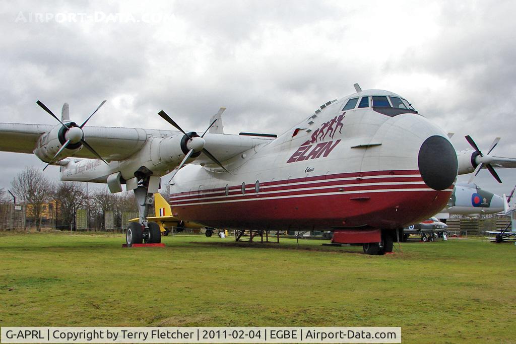 G-APRL, 1959 Armstrong Whitworth AW650 Argosy 101 C/N 6652, 1959 Armstrong Whitworth AW650 Argosy 101, c/n: 6652 at Midland Air Museum