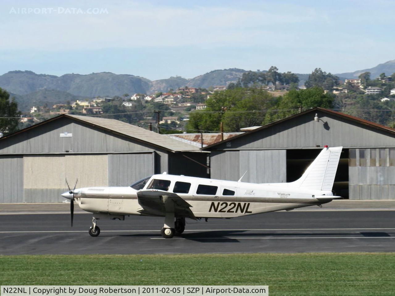 N22NL, 1987 Piper PA-32R-301T Turbo Saratoga SP Saratoga C/N 32R-8629006, 1987 Piper PA-32-301T TURBO SARATOGA SP TC, Lycoming TIO-540-S1AD, landing roll Rwy 22