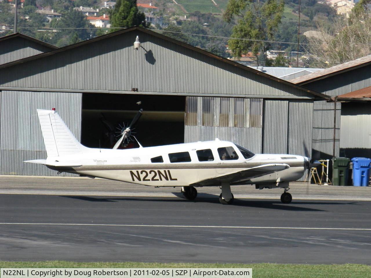 N22NL, 1987 Piper PA-32R-301T Turbo Saratoga SP Saratoga C/N 32R-8629006, 1987 Piper PA-32-301T TURBO SARATOGA SP TC, Lycoming TIO-540-S1AD 300 Hp, taxi back