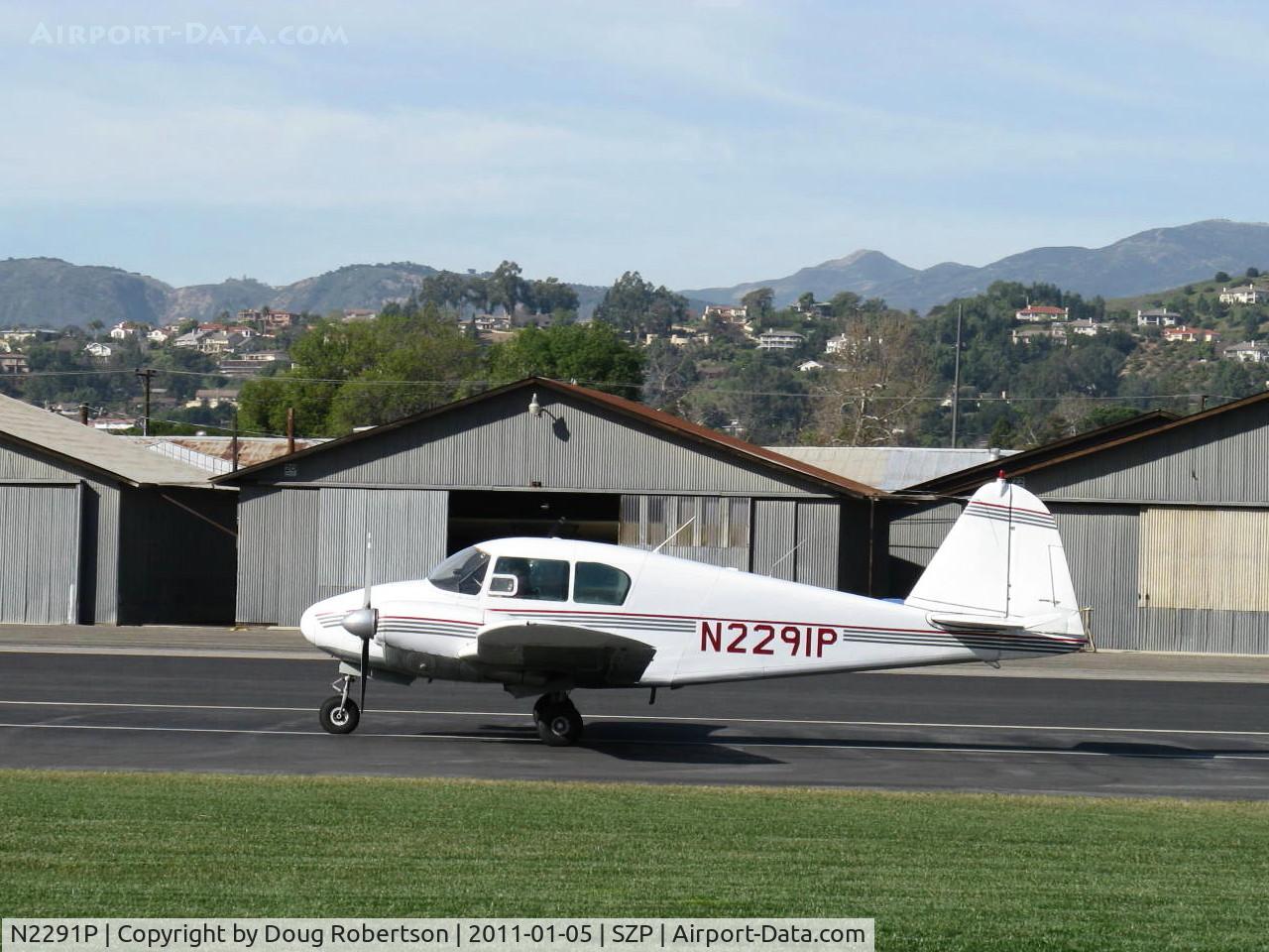 N2291P, 1957 Piper PA-23 Apache C/N 23-902, 1957 Piper PA-23-150 APACHE, two Lycoming O-320s 150 Hp each, landing Roll Rwy 22