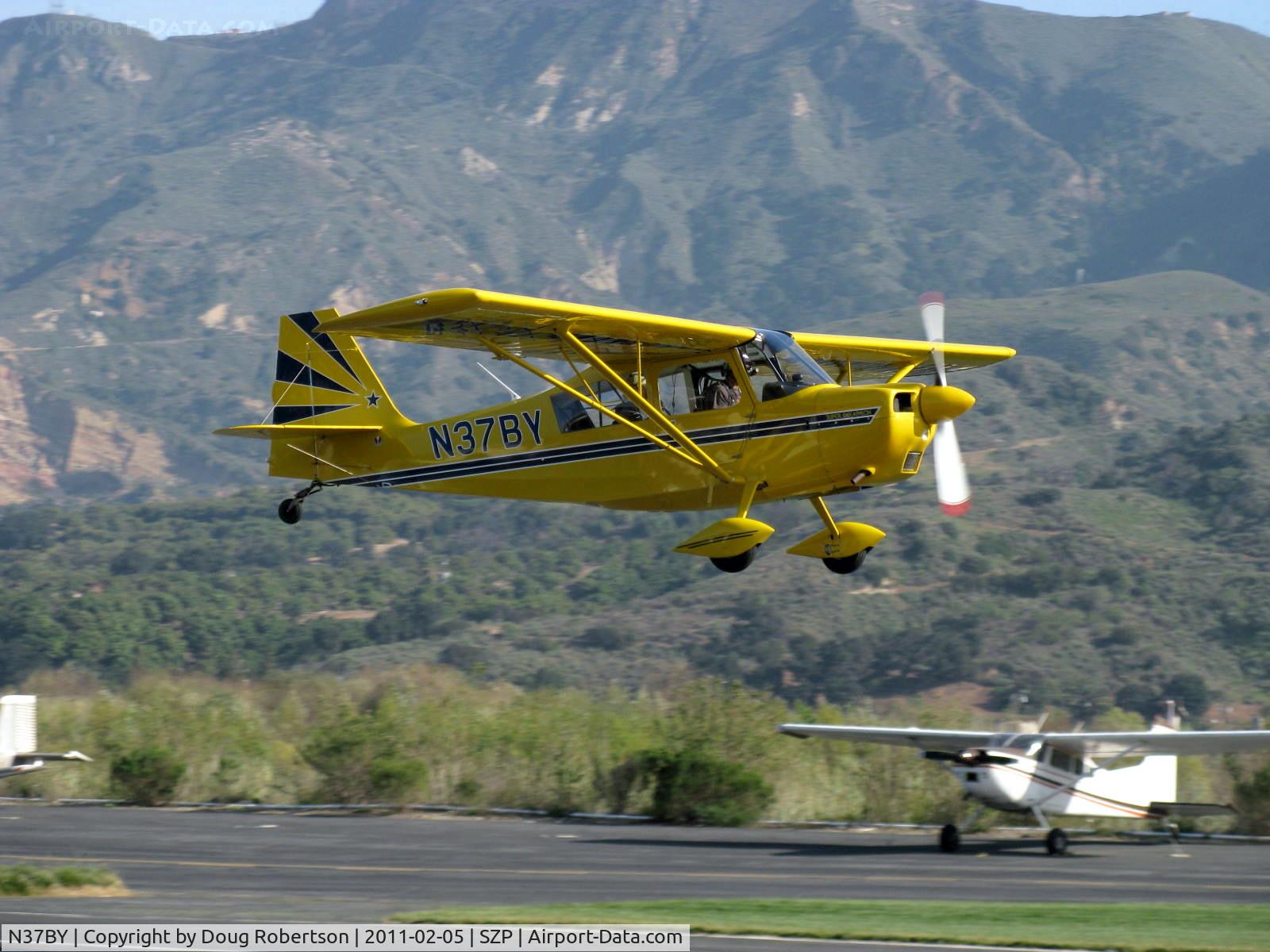 N37BY, 2004 American Champion 8KCAB Super Decathlon C/N 951-2004, 2004 American Champion 8KCAB SUPER DECATHLON, Lycoming AEIO-360 180 Hp, takeoff climb Rwy 22