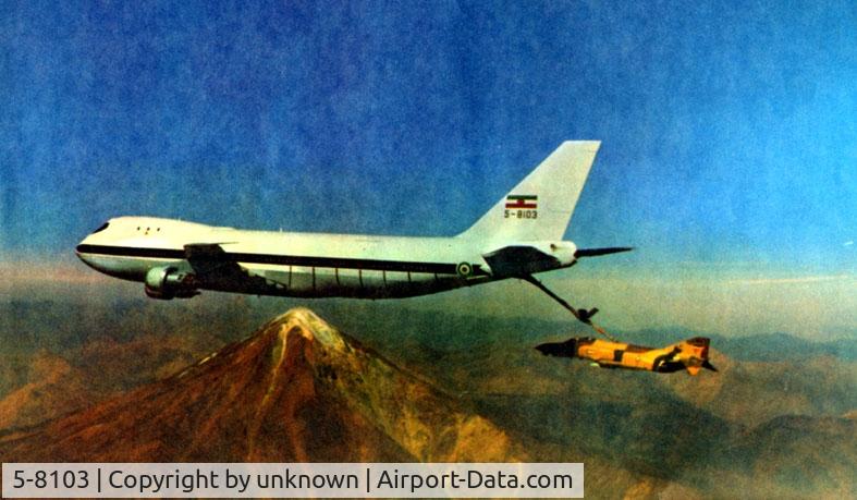 5-8103, 1970 Boeing 747-131 C/N 20080, F-4E Refuelling from KC-747 5-8103