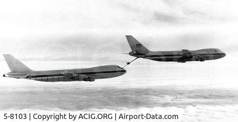 5-8103, 1970 Boeing 747-131 C/N 20080, IRIAF 747 Refuelling
