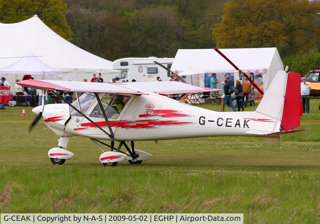 G-CEAK, 2006 Comco Ikarus C42 FB80 C/N 0606-6826, Micro trade fair